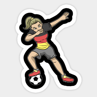 Soccer Germany Soccer Player Girls Sticker